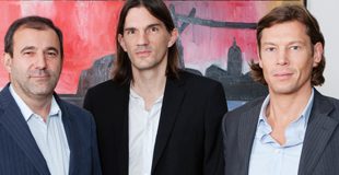 Boris Nemsic, neuer Aufsichtsratsvorsitzender der I-NEW AG; CEO Peter Nussbaumer; Thomas Polak, Aufsichtsrat der I-NEW AG