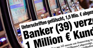 HEUTE Zeitung schreibt: Banker verzockt Kundengeld. © Spieler-Info.at / Heute.at